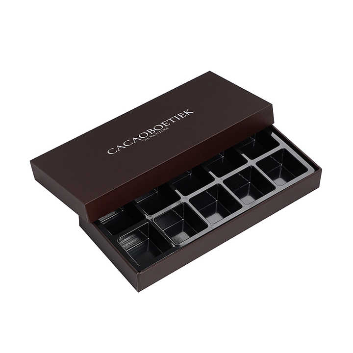 brown color chocolate box